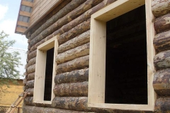 Обсадная коробка в деревянном доме